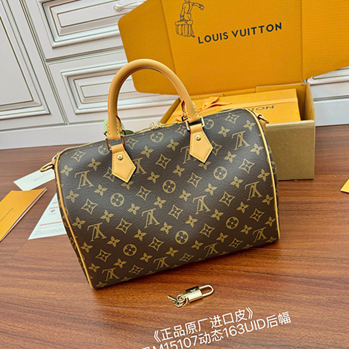 lv louis vuitton monogram speedy handbag #m15107